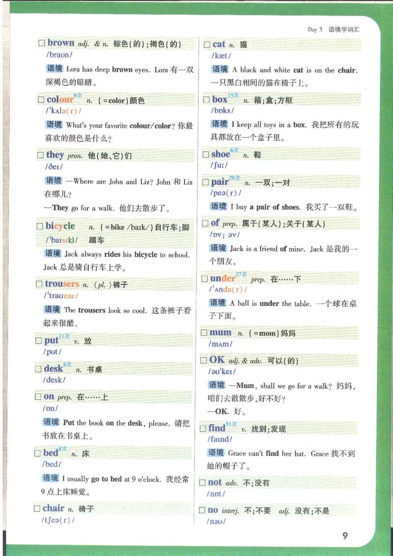 万唯新初一习题_1、初中学习资料_2024秋改版_人教七上英语课件_练习题