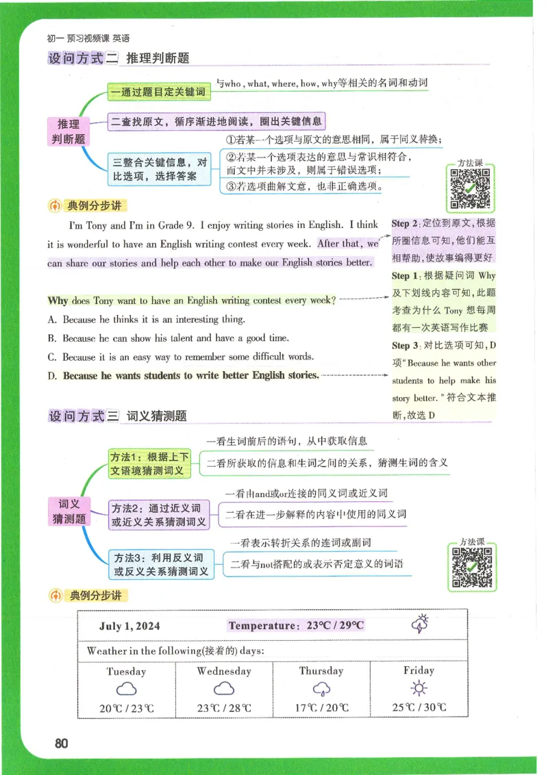 万唯新初一习题_1、初中学习资料_2024秋改版_人教七上英语课件_练习题