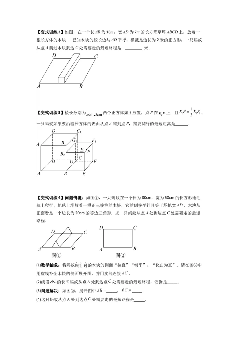 专题02勾股定理实际应用的三种考法（原卷版）（北师大版）_1、初中学习资料_24秋试卷_初中数学《常考压轴题攻略》_常考压轴题最新八年级数学上册压轴题攻略（北师大版）