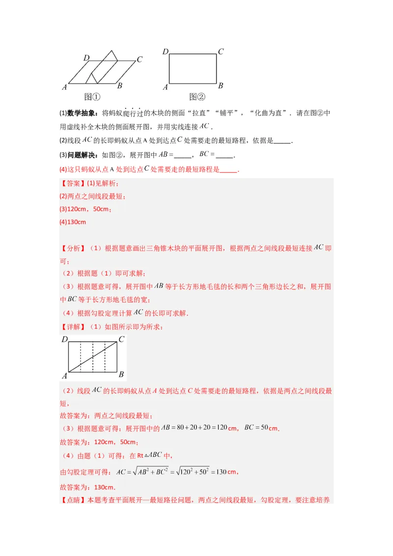 专题02勾股定理实际应用的三种考法（解析版）（北师大版）_1、初中学习资料_24秋试卷_初中数学《常考压轴题攻略》_常考压轴题最新八年级数学上册压轴题攻略（北师大版）
