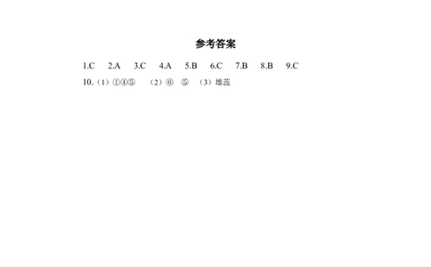 《开花和结果》习题2含答案_1、初中学习资料_4-6、生物_4-6-1、初一生物上册_同步练习-138份_2、同步练习第2套115份_第3单元生物圈中的绿色植物_3.2.3开花和结果