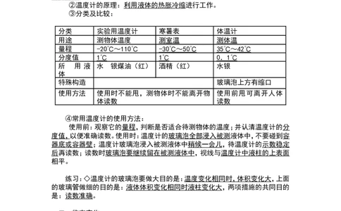 《物态变化》知识复习提纲_1、初中学习资料_2024秋改版_八上物理课件最新版_同步练习+单元测_第三章物态变化_知识归纳