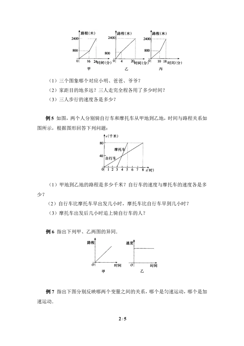 《用图象表示变量之间的关系》典型例题2_1、初中学习资料_4-2、数学_北师大版_北师大版初中数学7下_北师大版初中数学7下_七年级下学期数学北师大单元测试_第三章变量之间的关系