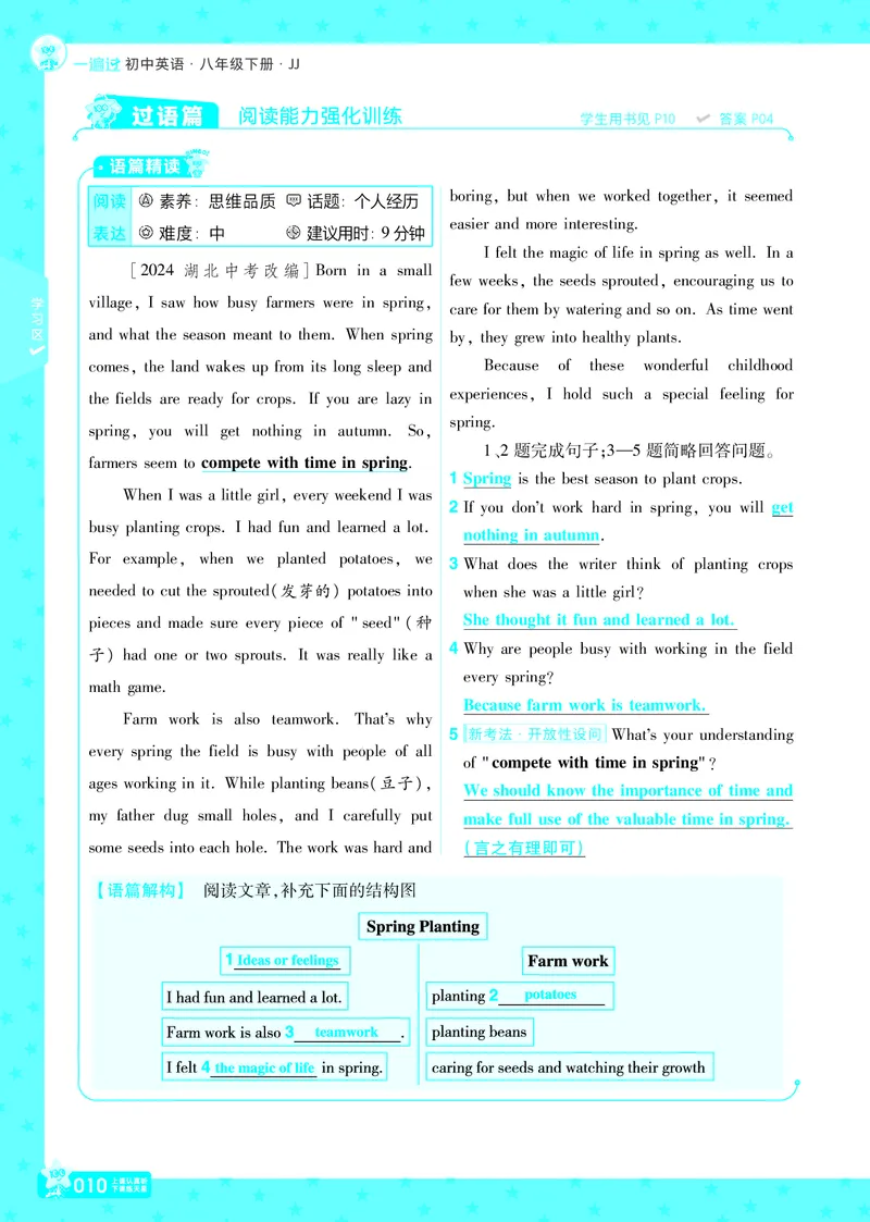 一遍过八下英语冀教正文_1、初中学习资料_24秋试卷_2025春季初中《一遍过》下册_2025版一遍过英语冀教版_2025版一遍过英语冀教版8年级下册_790