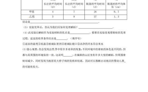 《第四节激素调节》习题3_1、初中学习资料_4-6、生物_4-6-2、初一生物下册_同步练习（89份）_同步练习第2套（69份）_4.6人体生命活动的调节_第4节激素调节