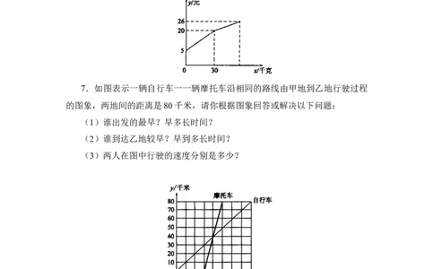 《用图象表示的变量间关系》拔高练习2_1、初中学习资料_4-2、数学_北师大版_北师大版初中数学7下_北师大版初中数学7下_七年级下学期数学北师大单元测试_第三章变量之间的关系