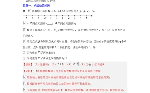 专题03数轴上动点问题综合的三种考法（解析版）（北师大版）_1、初中学习资料_24秋试卷_初中数学《常考压轴题攻略》_常考压轴题最新七年级数学上册压轴题攻略（北师大版）