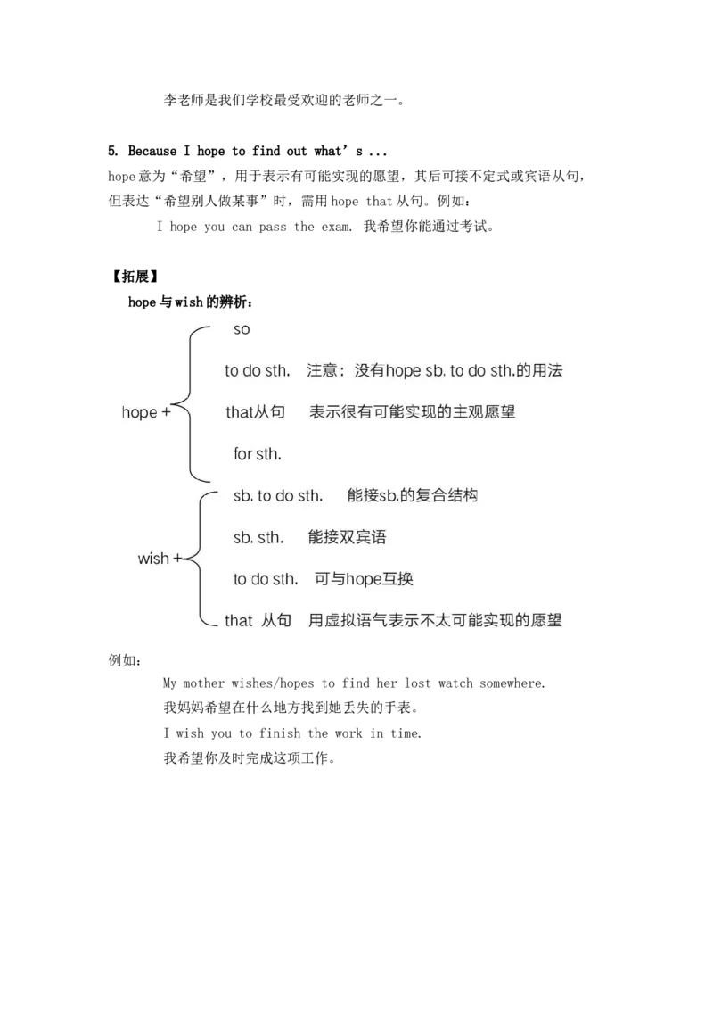 七年级英语下册Unit5重点知识汇总_1、初中学习资料_4-3、英语_4-3-2、初一英语下册_知识点总结