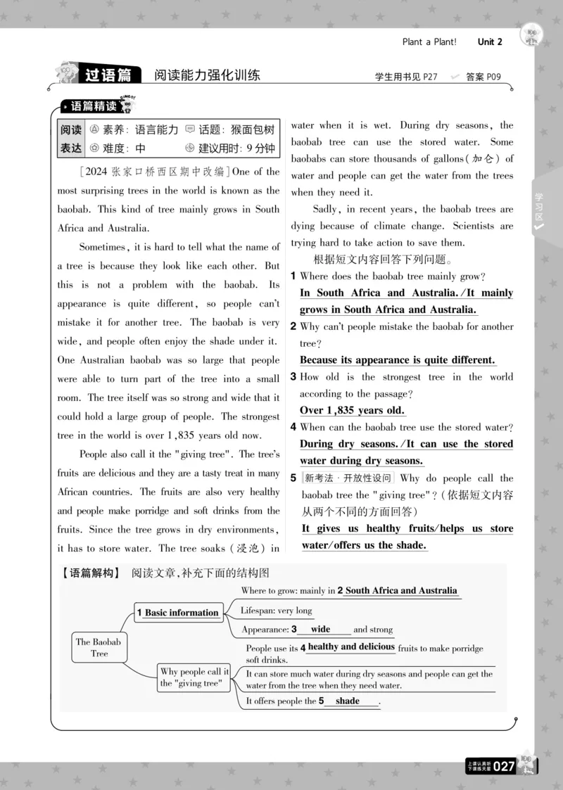 一遍过八下英语冀教正文_1、初中学习资料_24秋试卷_2025春季初中《一遍过》下册_2025版一遍过英语冀教版_2025版一遍过英语冀教版8年级下册_672