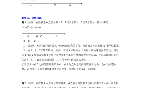 专题03数轴上动点问题综合的三种考法（原卷版）（北师大版）_1、初中学习资料_24秋试卷_初中数学《常考压轴题攻略》_常考压轴题最新七年级数学上册压轴题攻略（北师大版）