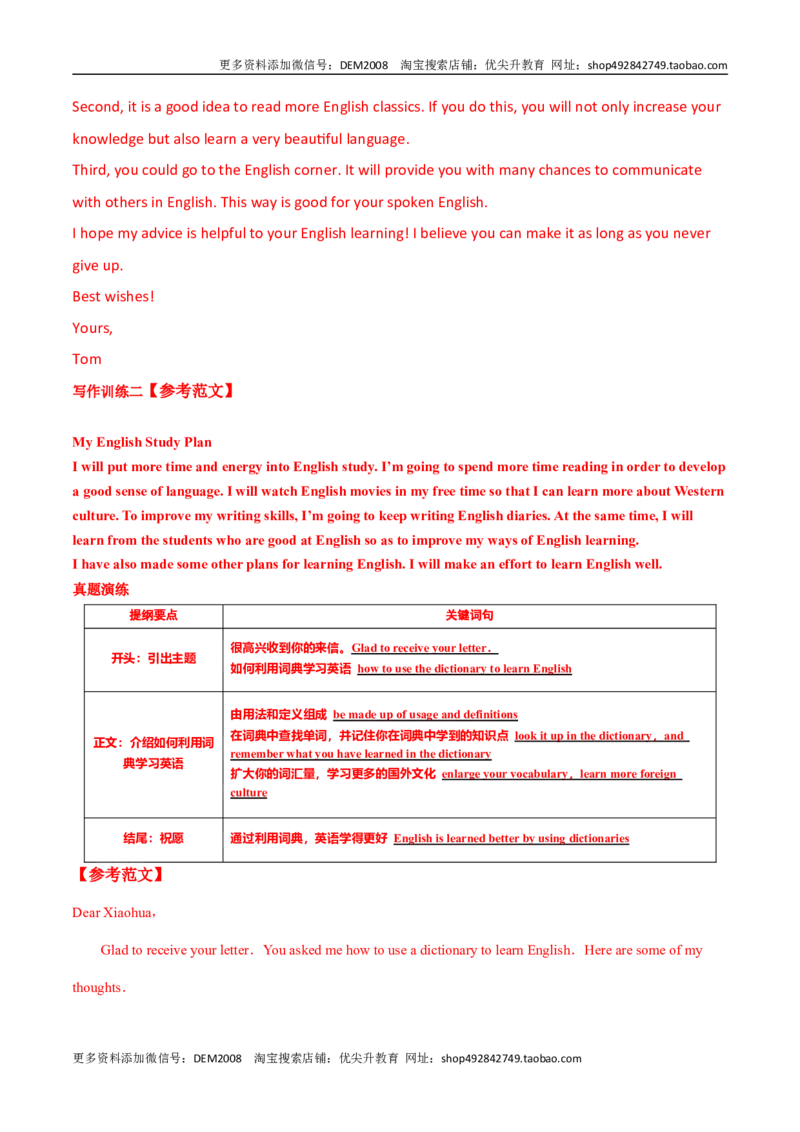 专题01九全Unit1写作主题：学习能力（人教版）_1、初中学习资料_4-3、英语_4-3-5、初三英语全册_人教英语九年级全册专项练习（035份）