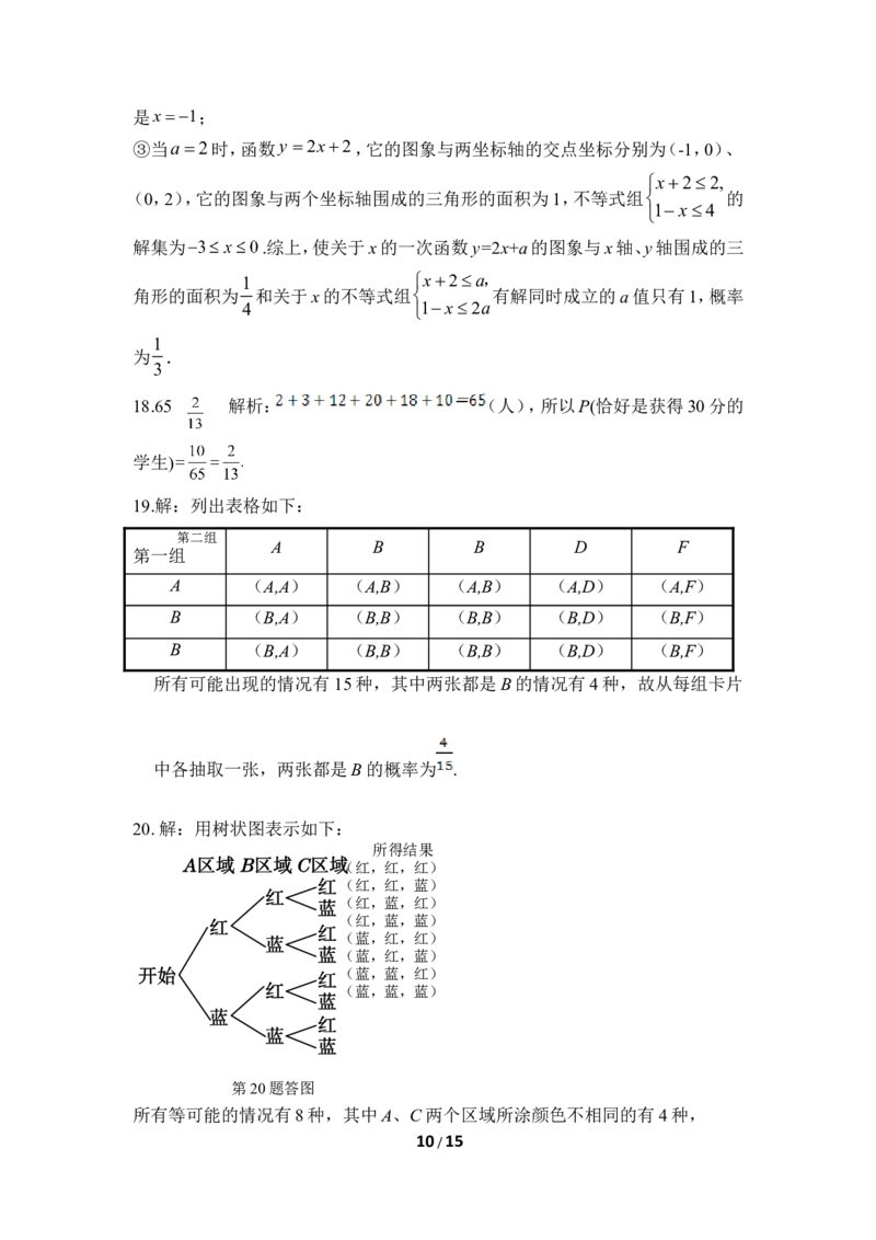 《概率的进一步认识》单元测试1_1、初中学习资料_4-2、数学_北师大版_北师大版初中数学9上_9年级上学期数学北师大单元习题_第三章概率的进一步认识
