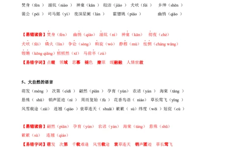 专题01字音与字形(考点讲解)_1、初中学习资料_4-1、语文_4-1-4、初二语文下册_部编语文八年级下知识总结（008份）