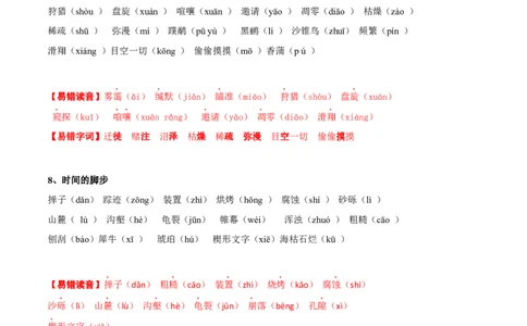 专题01字音与字形(考点讲解)_1、初中学习资料_4-1、语文_4-1-4、初二语文下册_部编语文八年级下知识总结（008份）