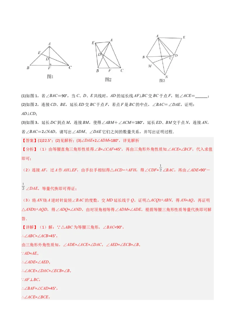 专题09相似三角形的五种基本模型（解析版）（北师大版）_1、初中学习资料_24秋试卷_初中数学《常考压轴题攻略》_常考压轴题最新九年级数学上册压轴题攻略（北师大版）