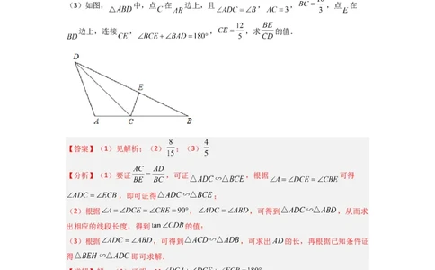 专题06相似三角形的基本模型（子母型）（解析版）（人教版）_1、初中学习资料_24秋试卷_初中数学《常考压轴题攻略》_常考压轴题最新九年级数学下册压轴题攻略（人教版）