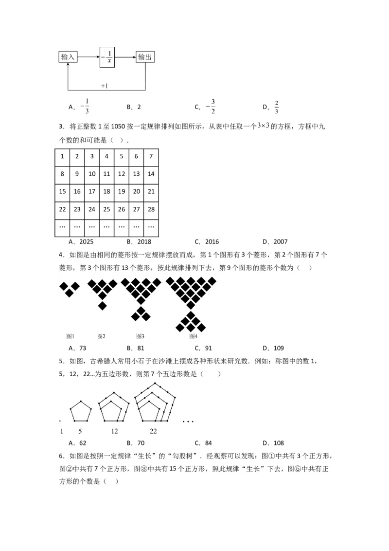 专题08整式中规律性探索的三种考法（原卷版）（北师大版）_1、初中学习资料_24秋试卷_初中数学《常考压轴题攻略》_常考压轴题最新七年级数学上册压轴题攻略（北师大版）