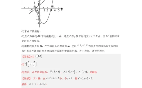 专题08二次函数中特殊四边形存在性问题的四种考法（解析版）（人教版）_1、初中学习资料_24秋试卷_初中数学《常考压轴题攻略》