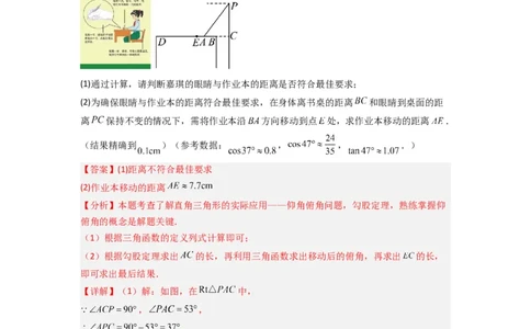 专题10解三角形的实际应用（解析版）_1、初中学习资料_24秋试卷_初中数学《常考压轴题攻略》_常考压轴题最新九年级数学下册压轴题攻略（人教版）