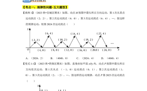 专题06平面直角坐标系-压轴两大类型（原卷版）_1、初中学习资料_24秋试卷_初中数学《常考压轴题攻略》_常考压轴题最新七年级数学下册压轴题攻略（人教版）