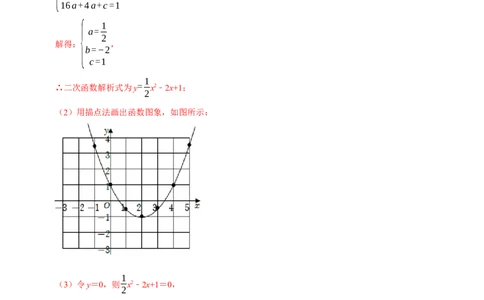 专题22.10二次函数解析式的确定六大题型（人教版）（解析版）_1、初中学习资料_4-2、数学_4-2-5、初三数学上册_人教数学九年级上专项练习（028份）