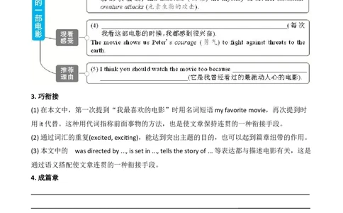 专题9九全Unit9写作主题：音乐和电影（人教版）_1、初中学习资料_4-3、英语_4-3-5、初三英语全册_人教英语九年级全册专项练习（035份）
