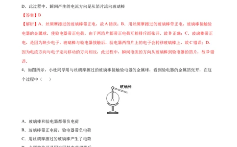 两种电荷（重点练）（解析版）_1、初中学习资料_4-4、物理_4-4-5、初三物理全册_2024更新_4人教物理试卷9全册同步课时练习新