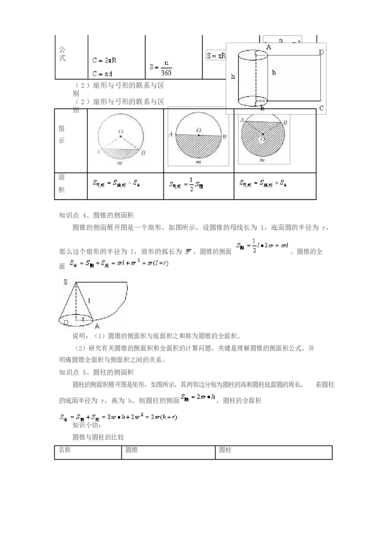 九年级上册第二十四章圆_1、初中学习资料_4-2、数学_4-2-5、初三数学上册_知识点总结
