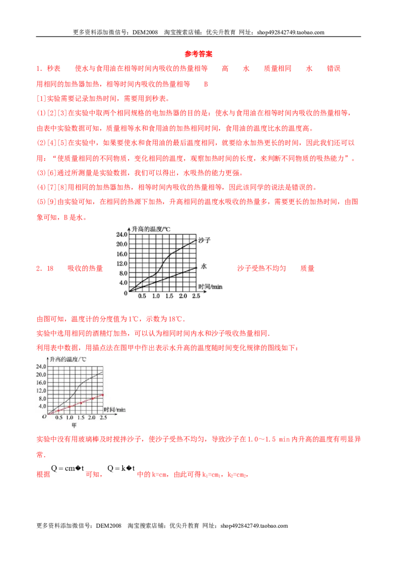 专题三仿真必刷实验题(二）（人教版）_1、初中学习资料_4-4、物理_4-4-5、初三物理全册_人教版物理九年级全一册专项练习（013份）