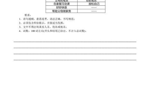 专题7九全Unit7写作主题：谈论规则（人教版）_1、初中学习资料_4-3、英语_4-3-5、初三英语全册_人教英语九年级全册专项练习（035份）