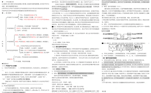中考声现象复习完美版人教版_1、初中学习资料_4-4、物理_4-4-3、初二物理上册_2023更新_人教初中物理8上单元期中期末试题_第2单元