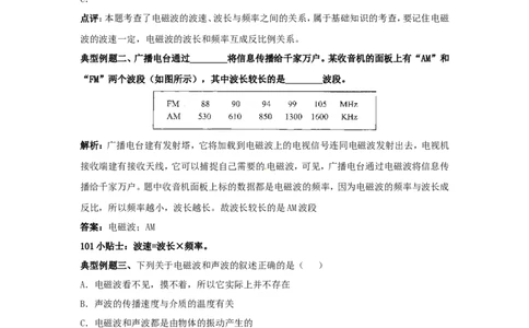 九年级第二十一章信息的传递经典例题_1、初中学习资料_4-4、物理_4-4-5、初三物理全册_2024更新_人教初中物理9年级单元期中期末_第21单元