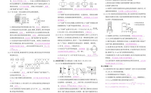 人九化上答案_1、初中学习资料_24秋试卷_《期中模拟卷》24秋_7-9上册（2024秋）_初中化学《期中模拟卷》9年上册（人教版）