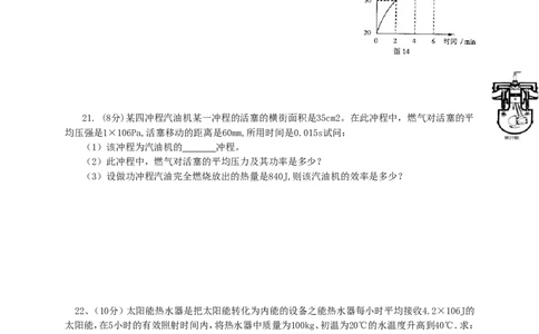 九年级物理第十四章《内能的利用》单元测试题(2)_1、初中学习资料_4-4、物理_4-4-5、初三物理全册_2024更新_人教初中物理9年级单元期中期末_第14单元