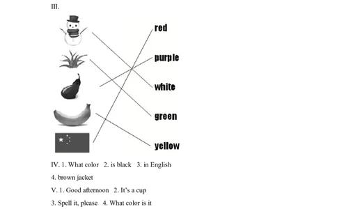 人教七上StarterUnit3练习_1、初中学习资料_4-3、英语_4-3-1、初一英语上册_人教英语七年级上课时练习（056份）_同步练习2_starterunit3whatcolorisit