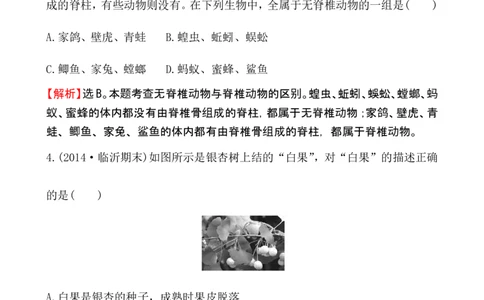 人教版八年级生物上册第六单元检测题3_1、初中学习资料_4-6、生物_4-6-3、初二生物上册_2、单元测试（23份）_单元测试3