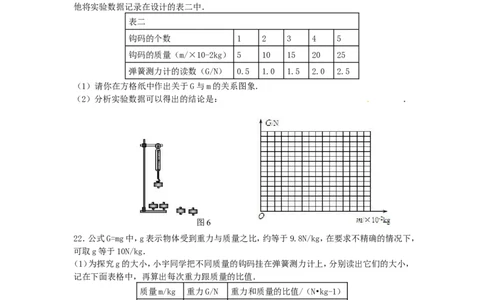 八年级物理下册第七章《力》单元综合测试卷（含答案）_1、初中学习资料_4-4、物理_4-4-4、初二物理下册_2023更新_人教初中物理8下单元期中期末_第1单元