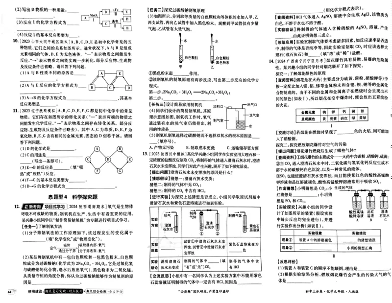 初中上分卷-化学-9上人教版_1、初中学习资料_24秋试卷_2024秋初中必刷题上分卷九科电子版_化学