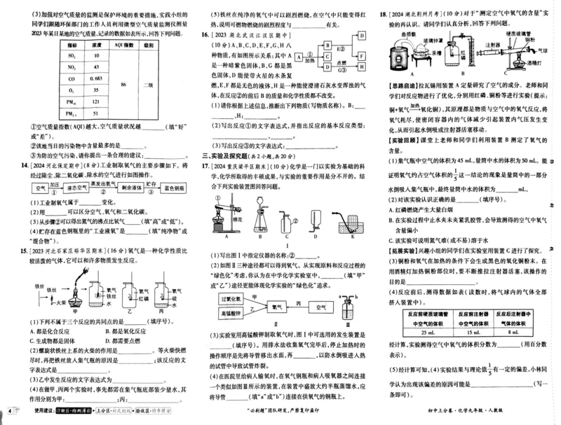 初中上分卷-化学-9上人教版_1、初中学习资料_24秋试卷_2024秋初中必刷题上分卷九科电子版_化学