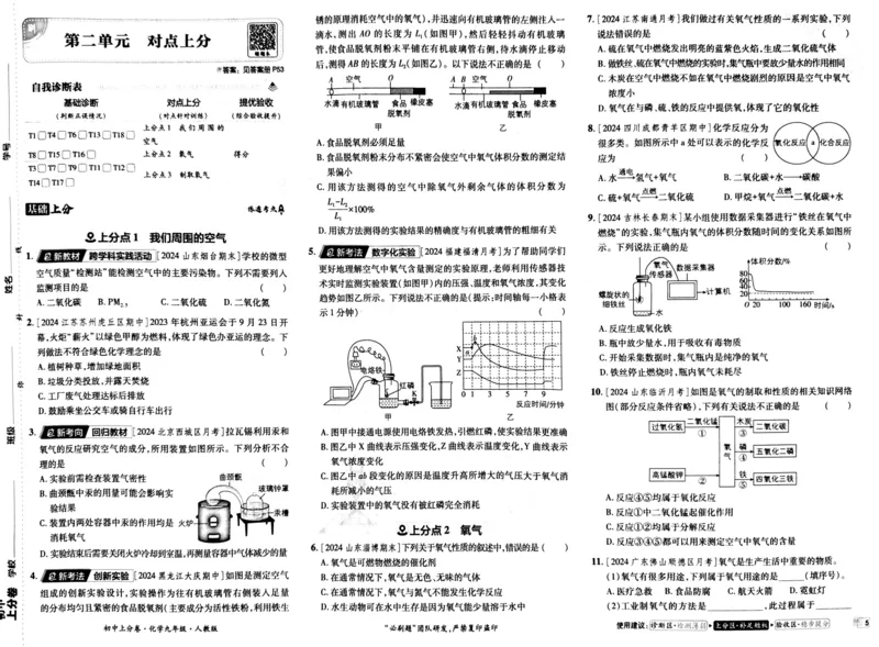 初中上分卷-化学-9上人教版_1、初中学习资料_24秋试卷_2024秋初中必刷题上分卷九科电子版_化学