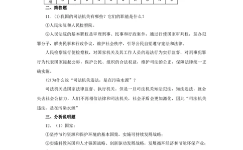 分层练习《国家行政机关》（人教）_1、初中学习资料_4-9、政治_4-9-4、初二道法下册_1.道法8下同步练习（53份）_赠送第2套道法8下同步练习