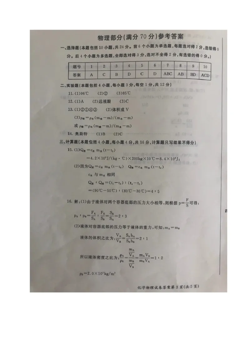 内蒙古呼和浩特市2020年中考物理试题（图片版）_1、初中学习资料_2024秋改版_八上物理课件最新版_物理中考真题卷（2019-2023）_2020中考物理试卷_内蒙古