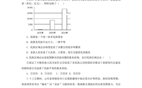 分层练习《基本政治制度》（人教）_1、初中学习资料_4-9、政治_4-9-4、初二道法下册_1.道法8下同步练习（53份）_赠送第2套道法8下同步练习