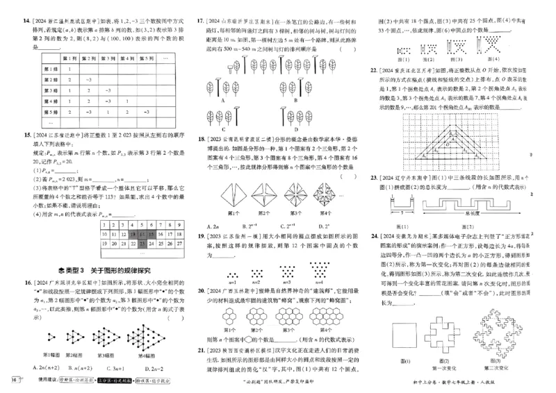 初中上分卷-数学-7上人教版_1、初中学习资料_24秋试卷_2024秋初中必刷题上分卷九科电子版_数学（人教+北师大）