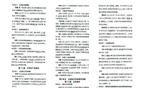 人教部编版历史八年级上册-知识点归纳_1、初中学习资料_4-7、历史_4-7-3、初二历史上册_5、知识点梳理（4份）