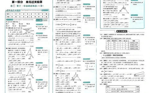 初中上分卷-数学-8上人教版答案及上分解析_1、初中学习资料_24秋试卷_2024秋初中必刷题上分卷九科电子版_数学（人教+北师大）