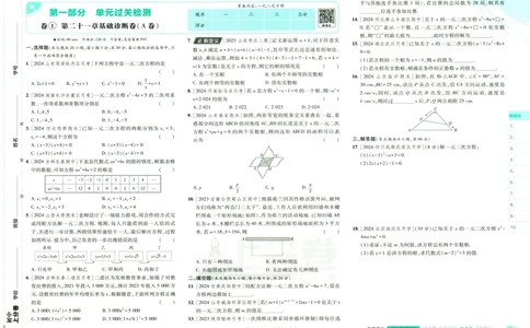 初中上分卷-数学-9上人教版_1、初中学习资料_24秋试卷_2024秋初中必刷题上分卷九科电子版_数学（人教+北师大）
