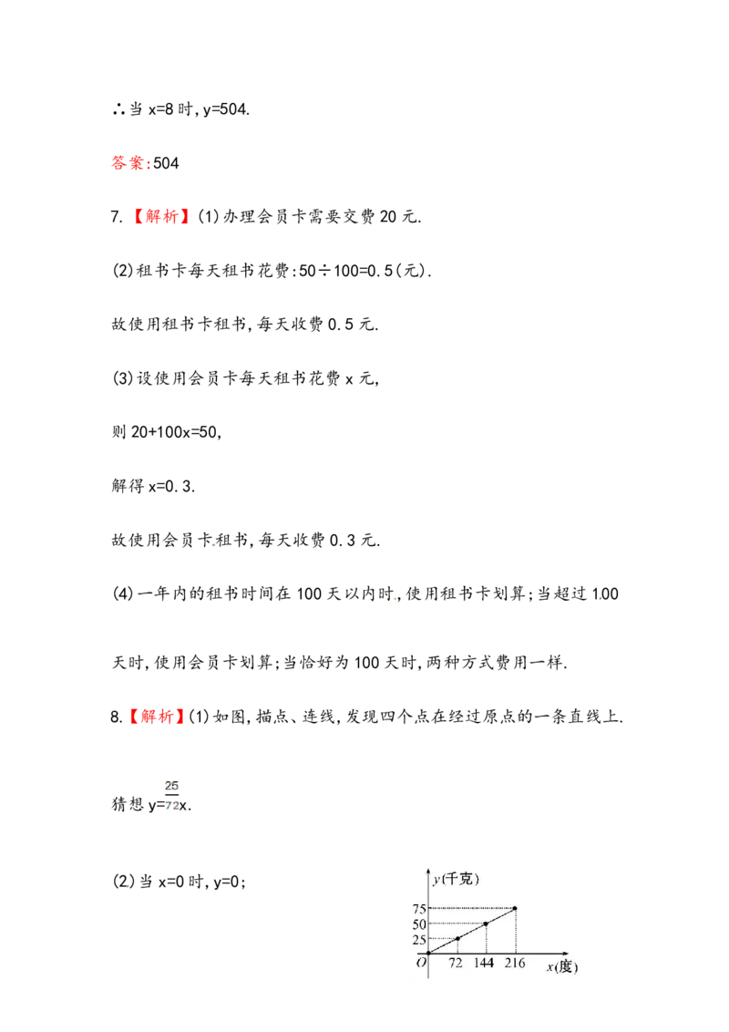 八年级数学下册知识点汇聚测试卷：函数的图象深入测试（含详解）_1、初中学习资料_4-2、数学_4-2-4、初二数学下册_人教数学八年级下专项练习（047份）