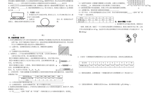 八年级物理第七章《力》单元测试卷_1、初中学习资料_4-4、物理_4-4-4、初二物理下册_2023更新_人教初中物理8下单元期中期末_第1单元