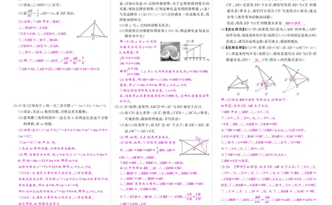 华九数上答案_1、初中学习资料_24秋试卷_《期中模拟卷》24秋_7-9上册（2024秋）_初中数学《期中模拟卷》7-9上册（人教版北师版华师版沪科版湘教版）_华师大